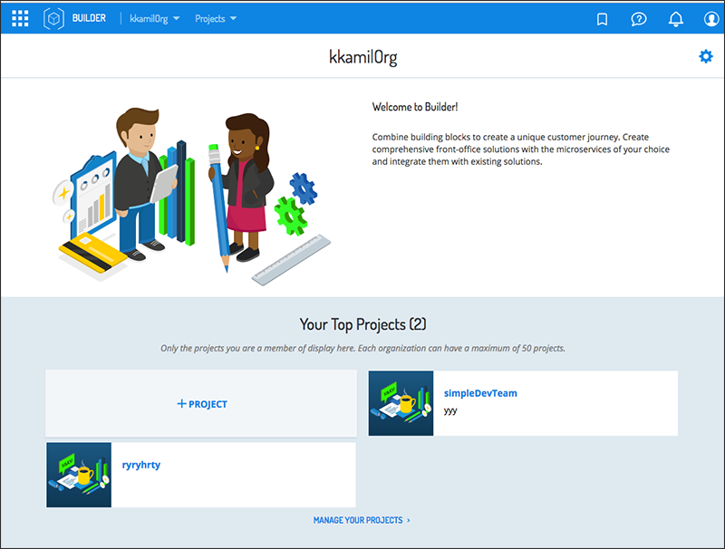 Default project avatars