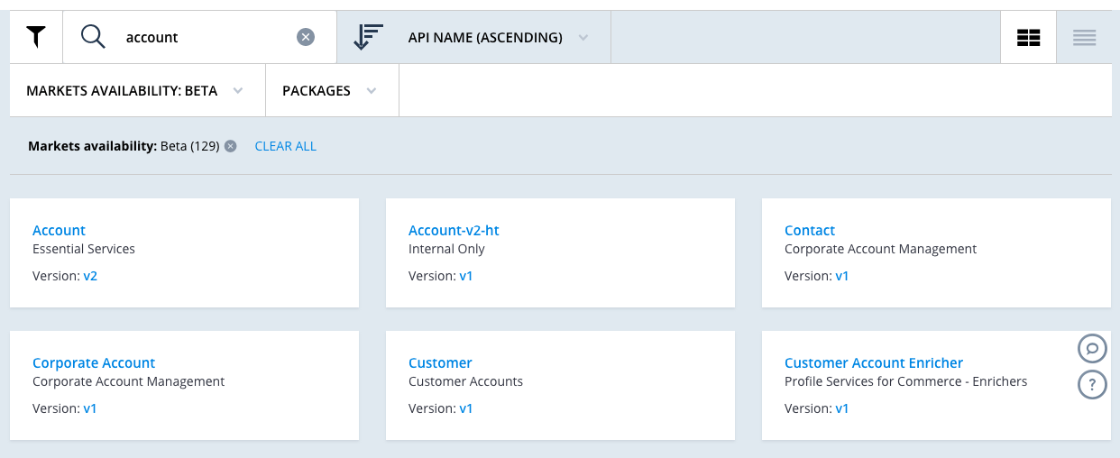 Filtered API Docs