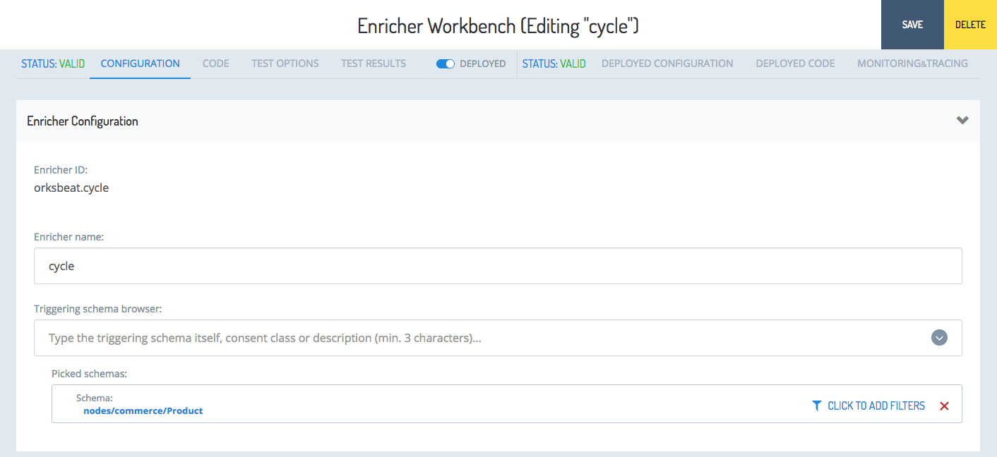 Enricher Workbench