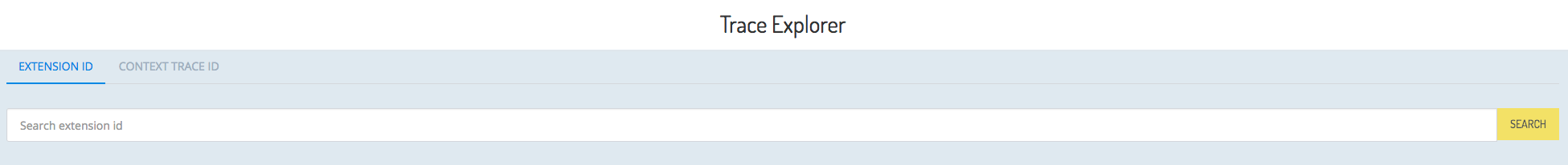 Trace Explorer