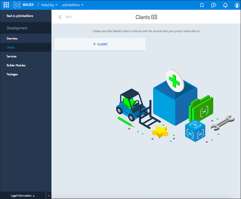 Create a client