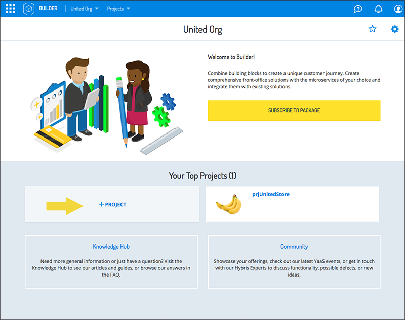 Create projects