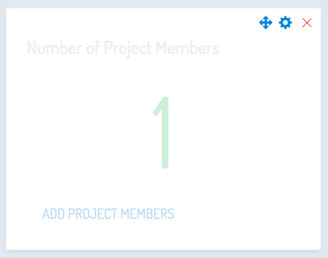 Editing dashboard widgets