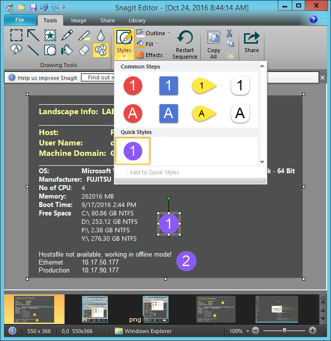 Snagit Editor